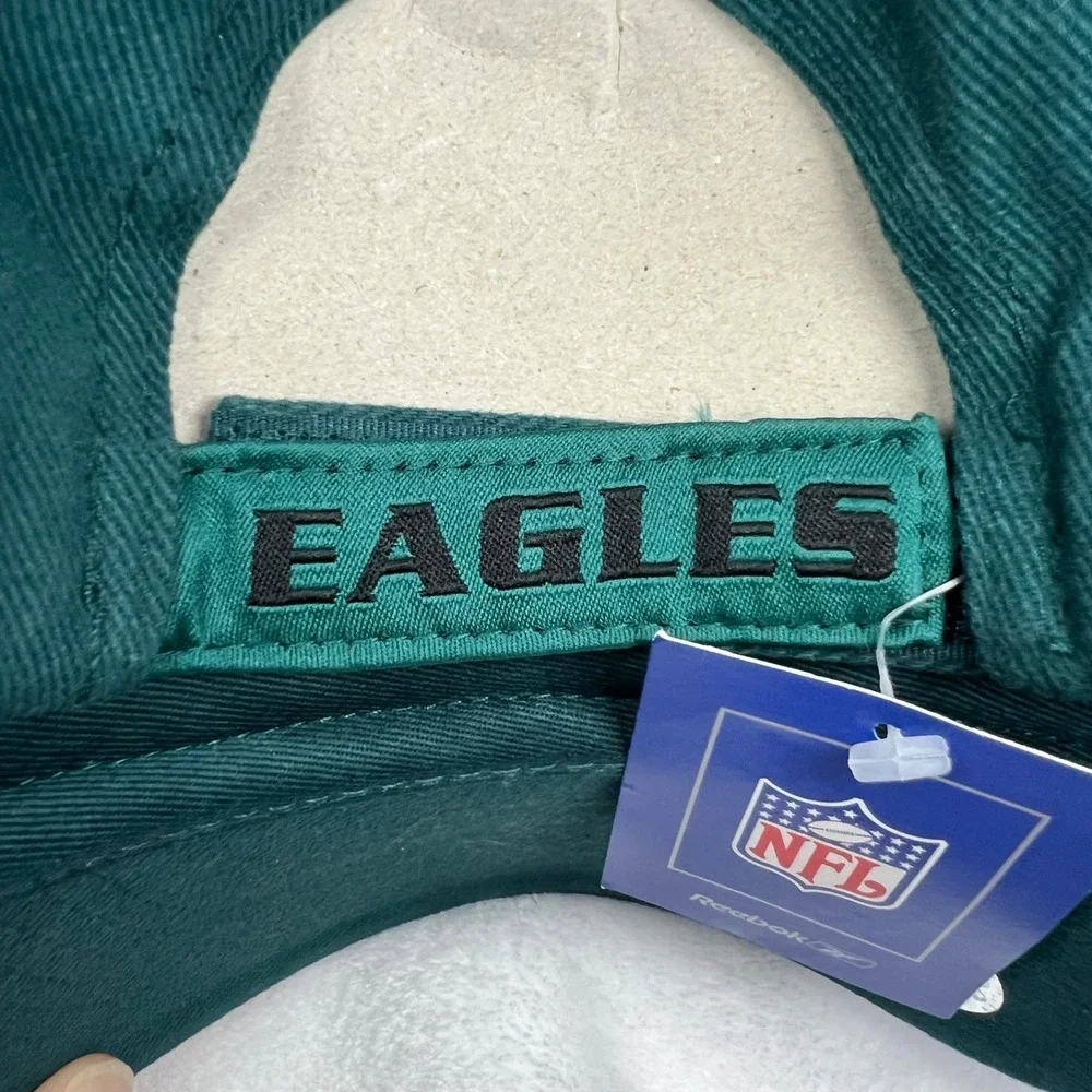 Philadelphia Eagles NFL Reebok Baseball Cap Green Embroidered Logo‎ Adjustable